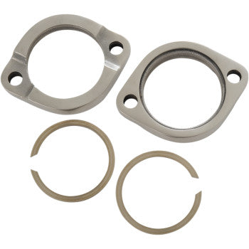 Exhaust Flange kits and retaining rings (Chrome, Stainless, Heavy Duty)