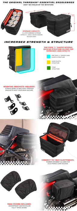 THRASHIN SUPPLY ESSENTIAL SADDLEBAGS V3