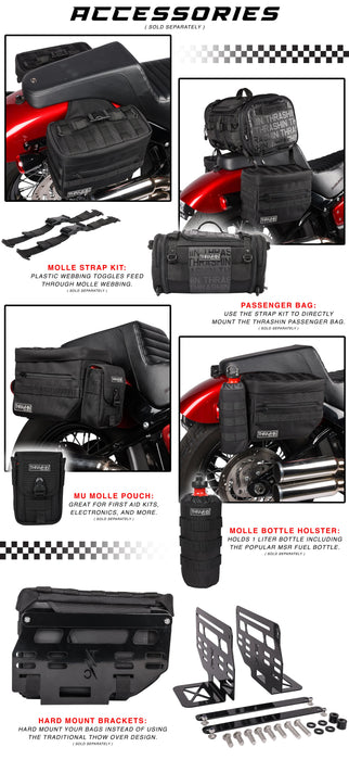 THRASHIN SUPPLY ESSENTIAL SADDLEBAGS V3