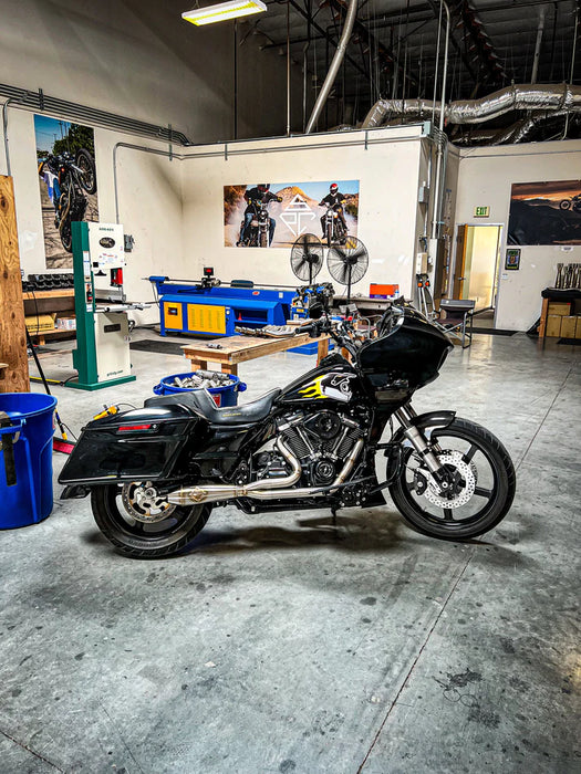 SP CONCEPTS M8 BAGGER 2017+ EXHAUST- BIG BORE 4.5"