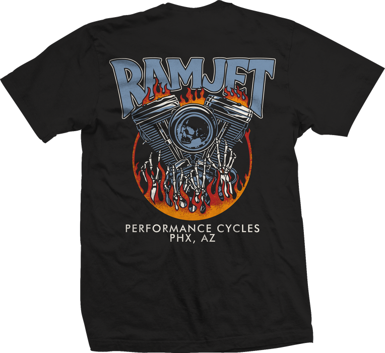 RAMJET RIPPING T-SHIRT BLACK