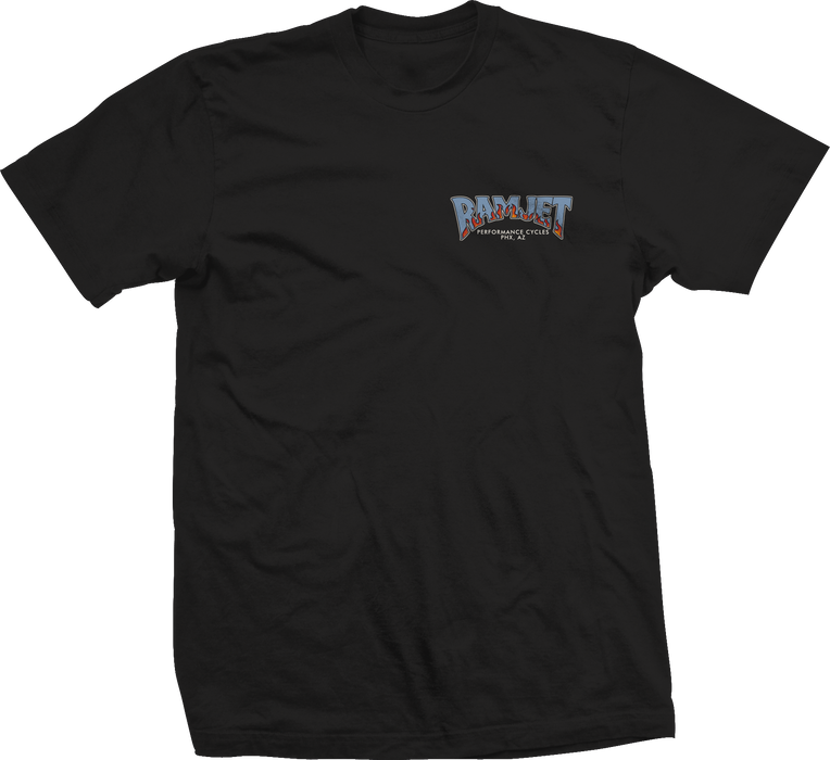 RAMJET RIPPING T-SHIRT BLACK