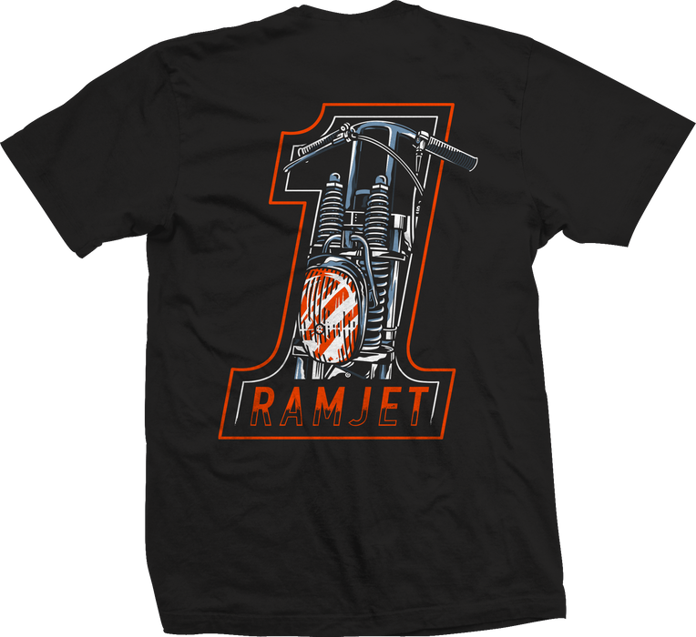 RAMJET SPRINGER T-SHIRT BLACK