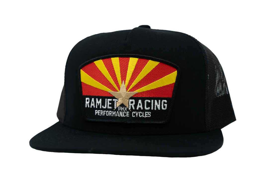 RAMJET RACING ARIZONA TRUCKER SNAPBACK BLACK