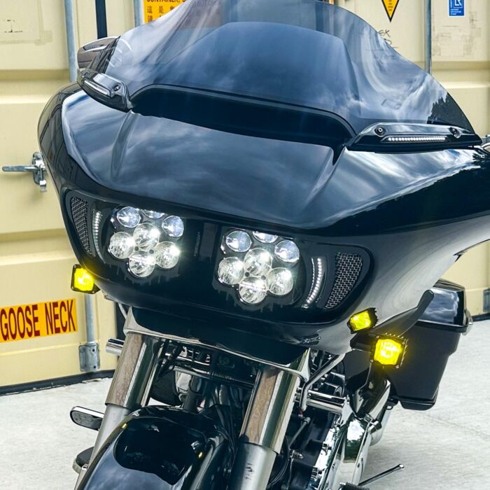 Shark Demon 2 Headlight kit for Road Glides