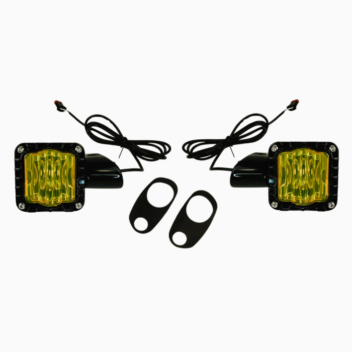 Shark Demon Selective Yellow LED Front Turn Signals for Road Glides